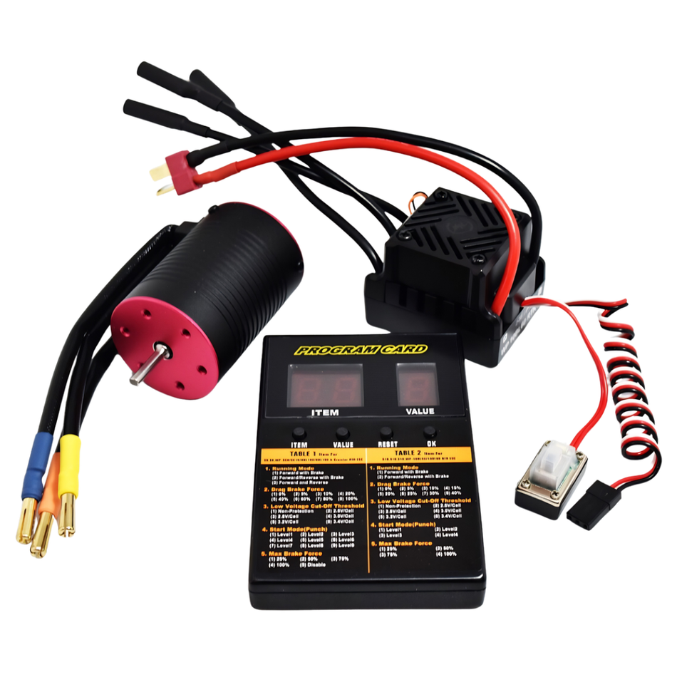 Ace HW Brushless Combo 3000KV 60amp G2 WP ESC & 3652SL Motor HWAP60BL3000