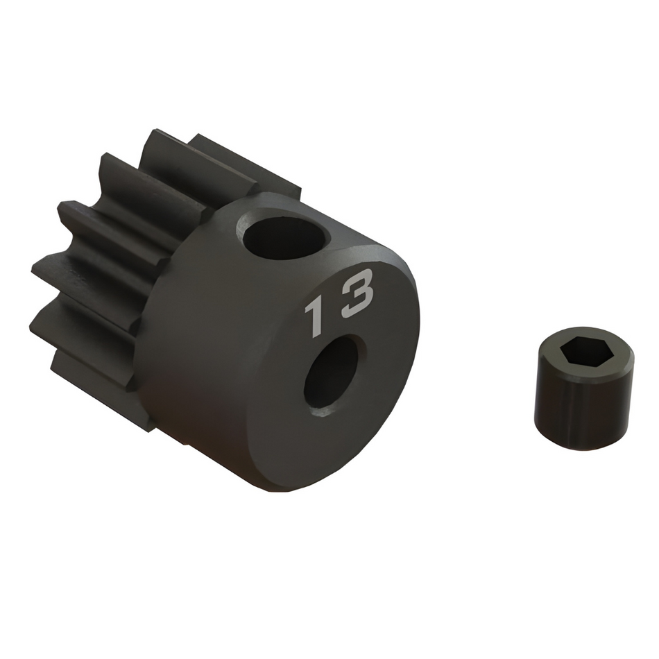 Arrma 13T 0.8Mod 1/8 Bore CNC Steel Pinion Gear AR311075