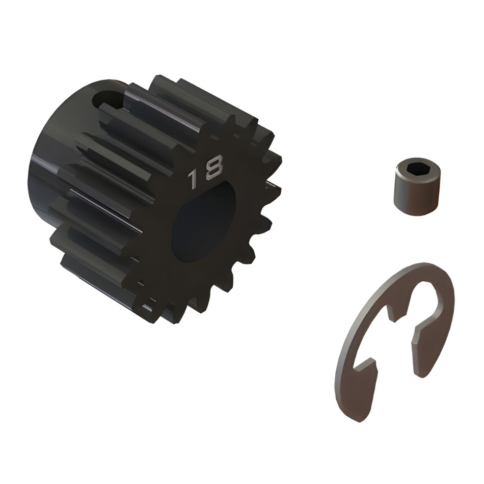 Arrma 18T Mod1 Safe-D8 Steel Pinion Gear 8mm Shaft ARA311038