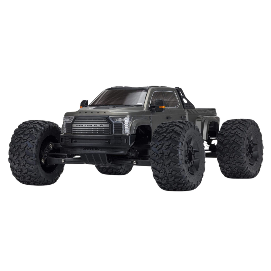 Arrma Big Rock 6S 4WD BLX 1/7 RC Monster Truck RTR, Gunmetal, ARA7612T1