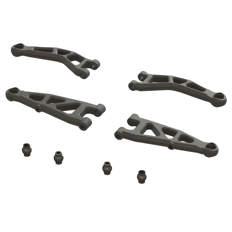 Arrma Front Upper/Lower Suspension Arm Set A For Granite Grom 330809