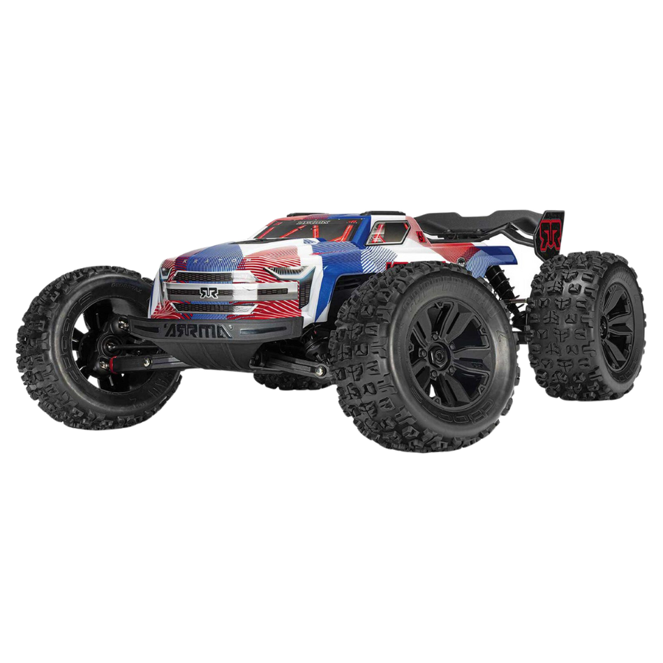 Arrma Kraton 6S BLX 4X4 1/8 Speed RTR RC Monster Truck Blue/Red ARA8608V6T4