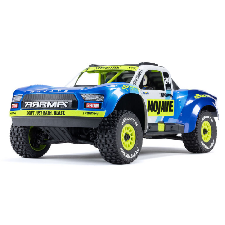 Arrma Mojave Grom 1/18 4X4 Desert Truck RC RTR Blue/White ARA2104T2