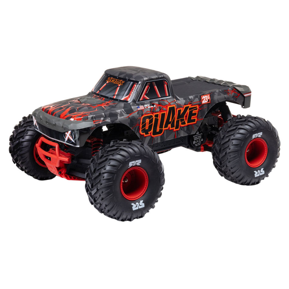 Arrma Quake 223S BLX 1/10 2WD RTR Monster Truck Red ARA3537T1