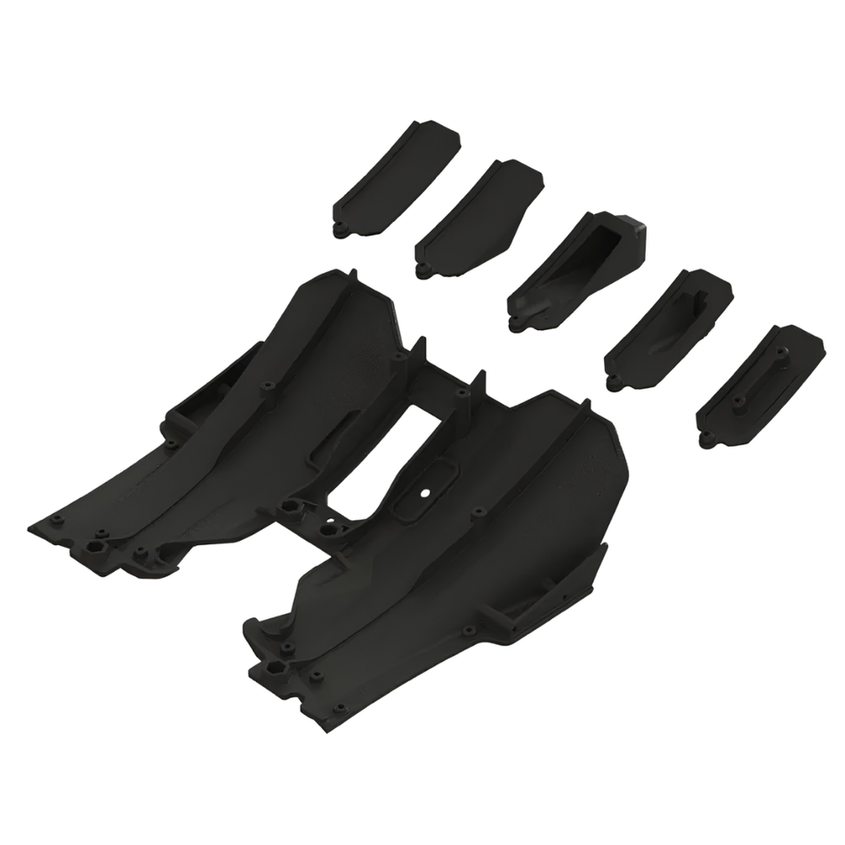 Arrma Rear Diffuser Set With Inserts RC Body Upgrade ARA320518