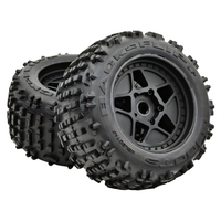 Arrma dBoots Backflip LP 3.8 Pre Mounted Tyres Wheels 17mm 4S 2pcs ARAC9468