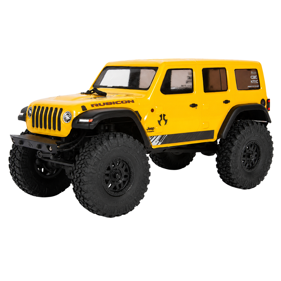 Axial SCX24 Jeep Wrangler JLU CRC 1/24 4WD RC Crawler Yellow AXI00002T2
