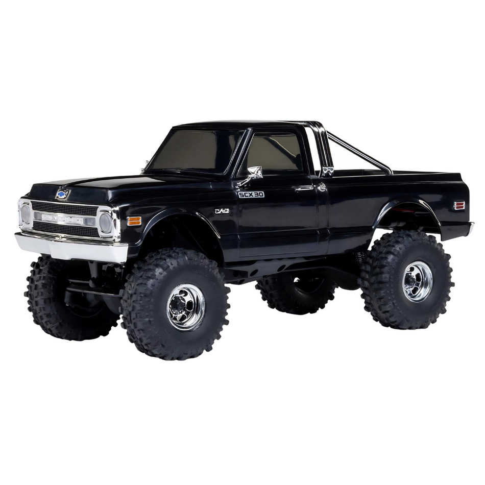 Axial SCX30 Chevrolet K10 1/30 4WD RTR RC Rock Crawler Black AXI-2260T2