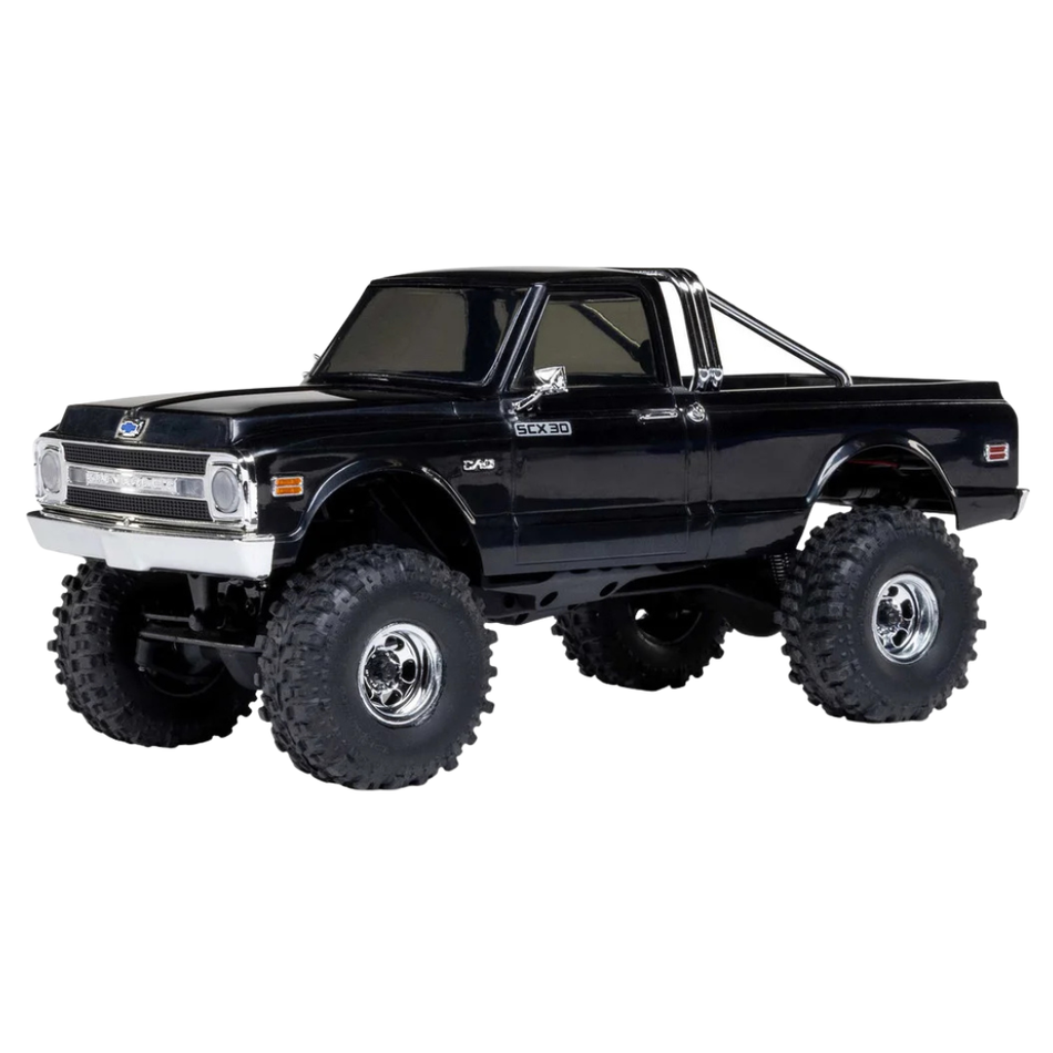 Axial SCX30 Chevrolet K10 1/30 4X4 RTR RC Rock Crawler Black AXI2260T2