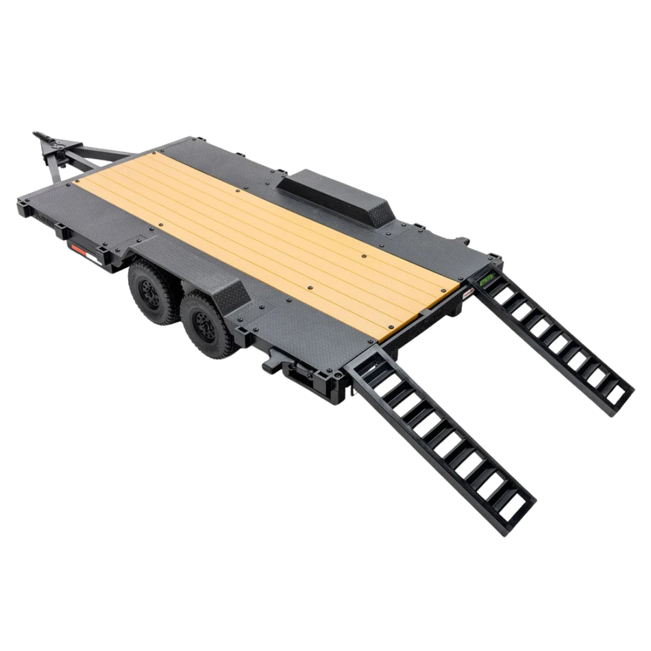 Axial SCX10 Flat Bed Vehicle Trailer For 1/10 RC Rock Crawlers Dual Axle AXI-3409