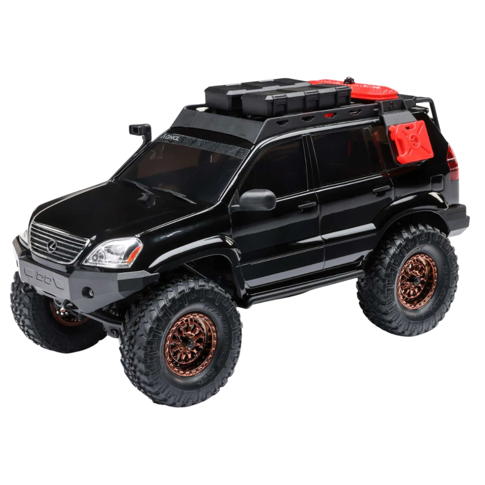 Axial SCX24 Lexus GX 470 1/24 4WD RTR Rock Crawler Black AXI-1532T3