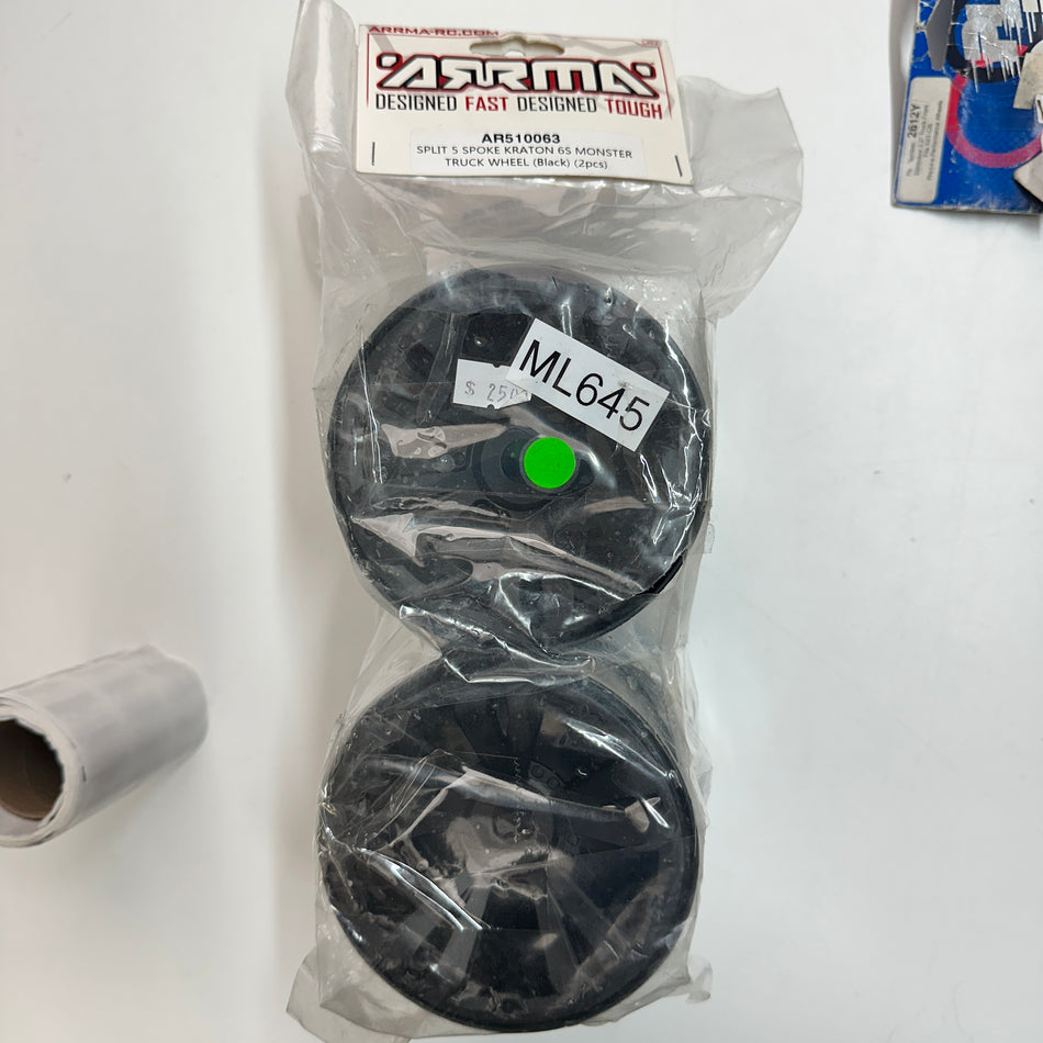 Arrma 2x AR510063 Kraton 6s Rims 4pcs total  [SD15 Scratch & Dent]