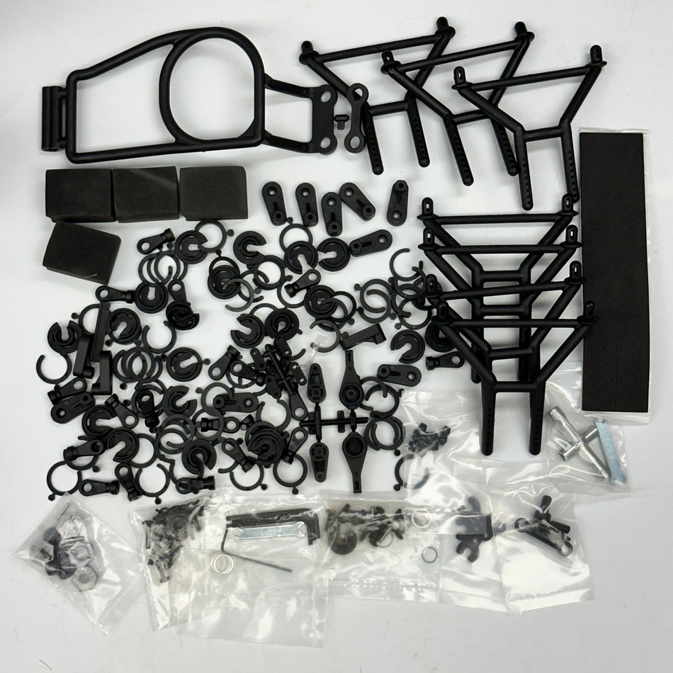 HUGE BUNDLE HPI Savage Parts Tress Towers Horns Hexs Rod Ends [Scratch & Dent]