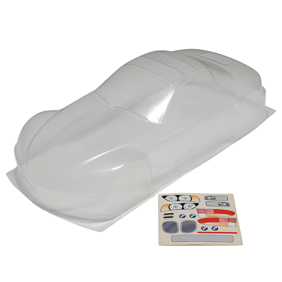 BMW Z3 1/10 Clear Body Shell 190mm Soft Top