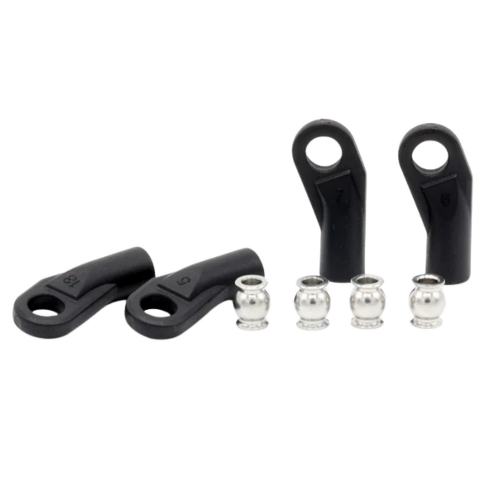 Vanquish Bent Rod Ends with Pivot Balls 4pcs IRC00012