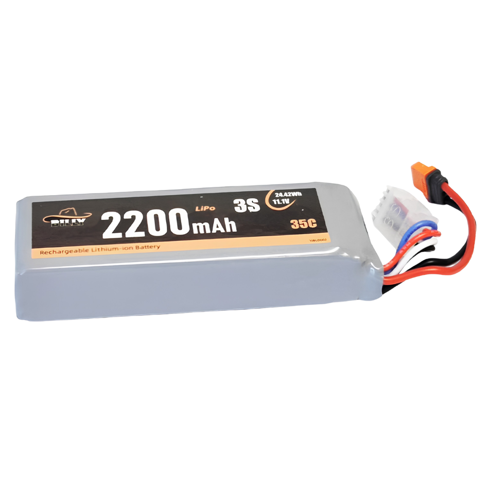 Billy RC 2200mAh 3S 11.1V LiPo Battery IC2 Arrma Grom YJBLD002