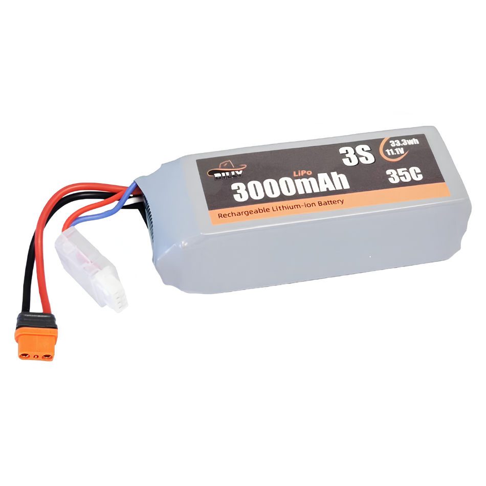 Billy RC 3000mAh 3S 11.1V 35C LiPo Battery IC2 Arrma Grom YJBLD013