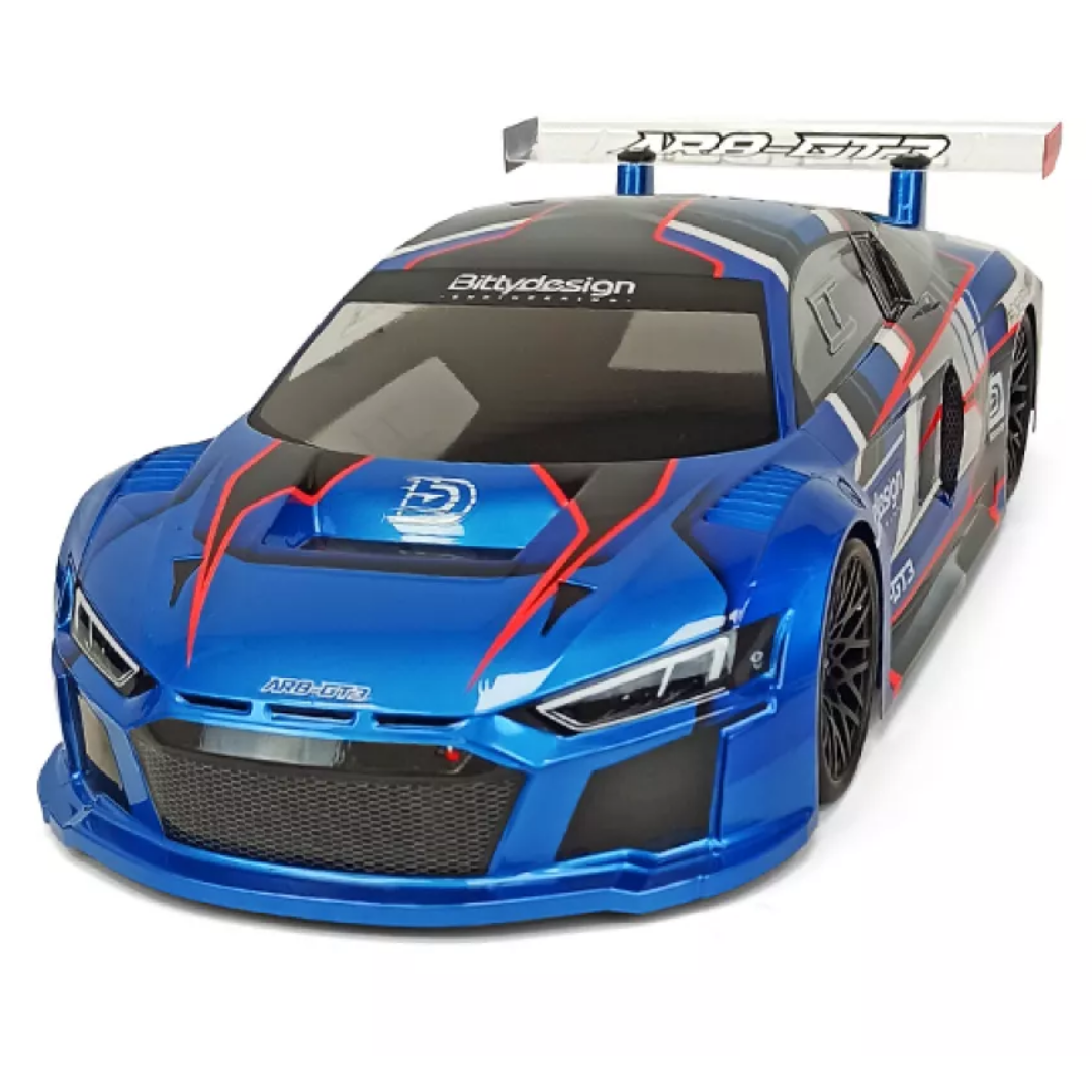 Bitty Design Body Shell Bittydesign AR8-GT3 1/10 Clear Body Shell w/ Decals BDGT-190R8 – OZRC