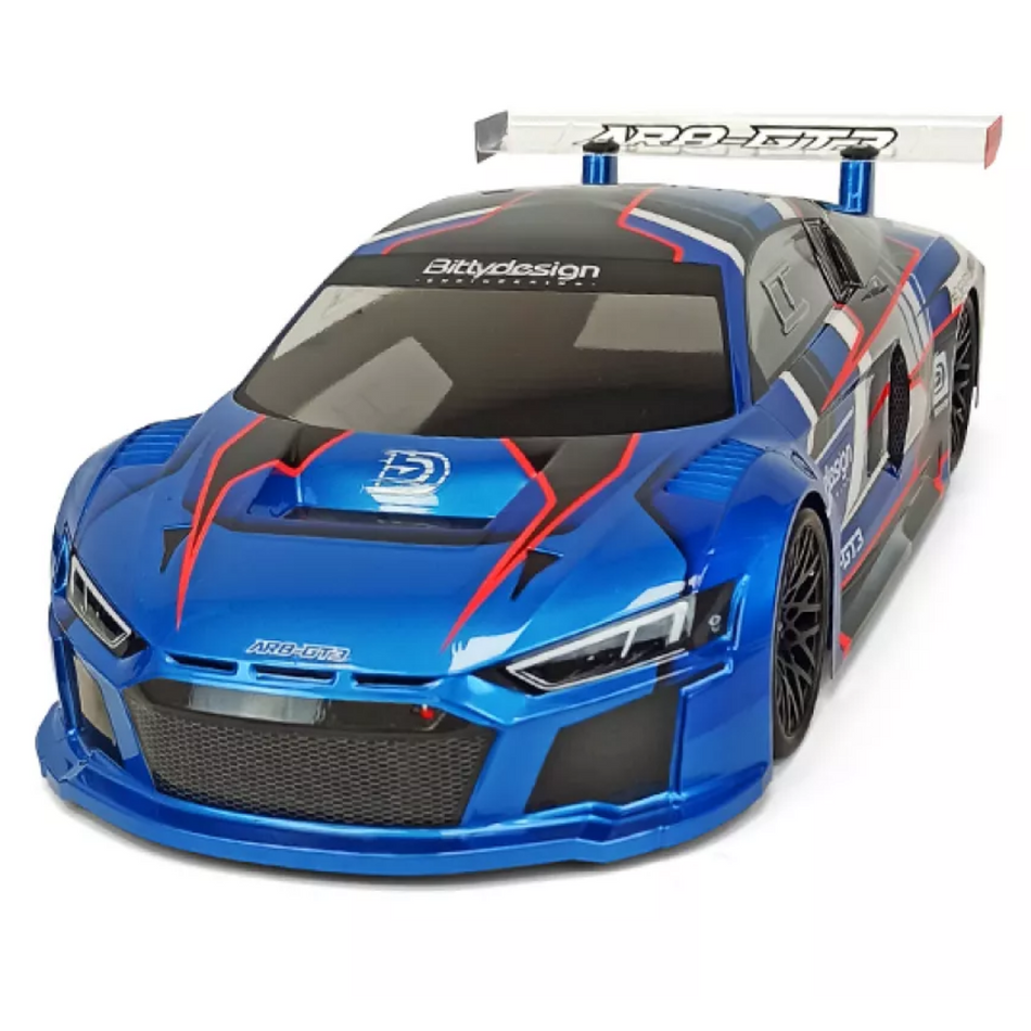 Bittydesign AR8-GT3 1/10 Clear Body Shell w/ Decals BDGT-190R8