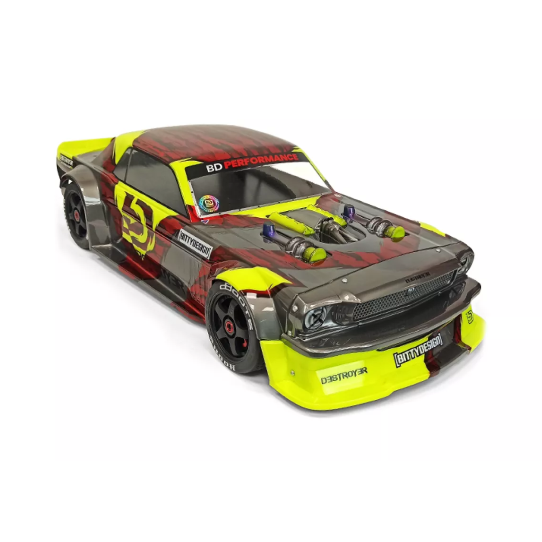 Bittydesign 1/7 RC Destroyer Unpainted Body Shell w/ Decals (Clear) BD ...