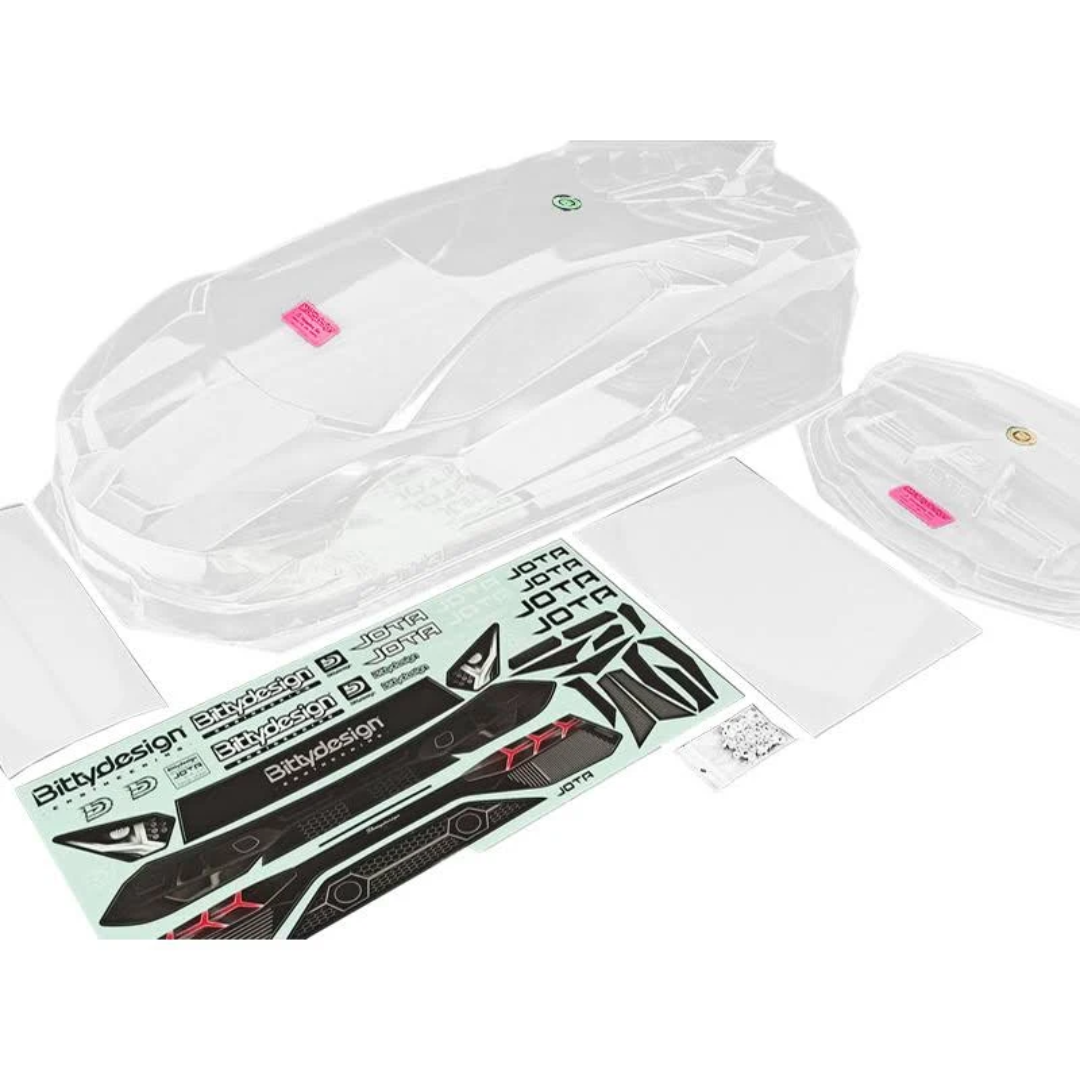 Bitty Design Body Shell Bittydesign 1/7 RC Lamborghini Aventador Jota Unpainted Body Shell w ...