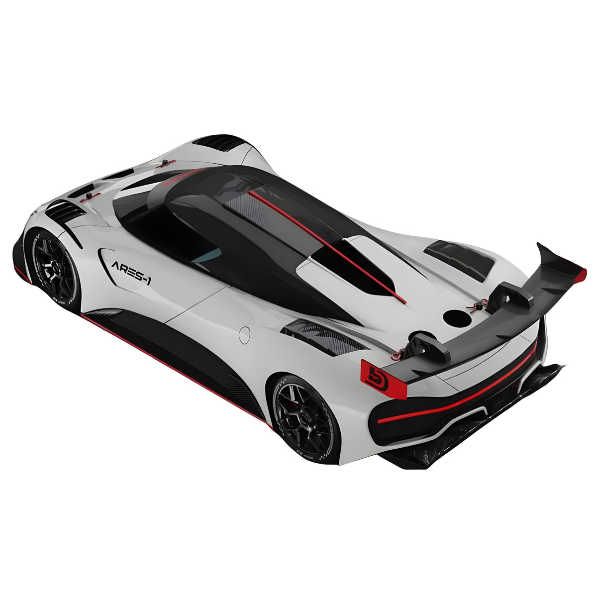 Body Shell Sticker Bitty Design Bittydesign Ares-1 1/7 Clear Body Shell, For Arrma Infraction/Limitles ...