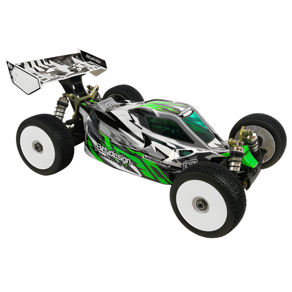 Bittydesign Vision Clear 1/8 Buggy Body Shell for Kyosho MP10e Pre-cut VIS-KYOMP10E