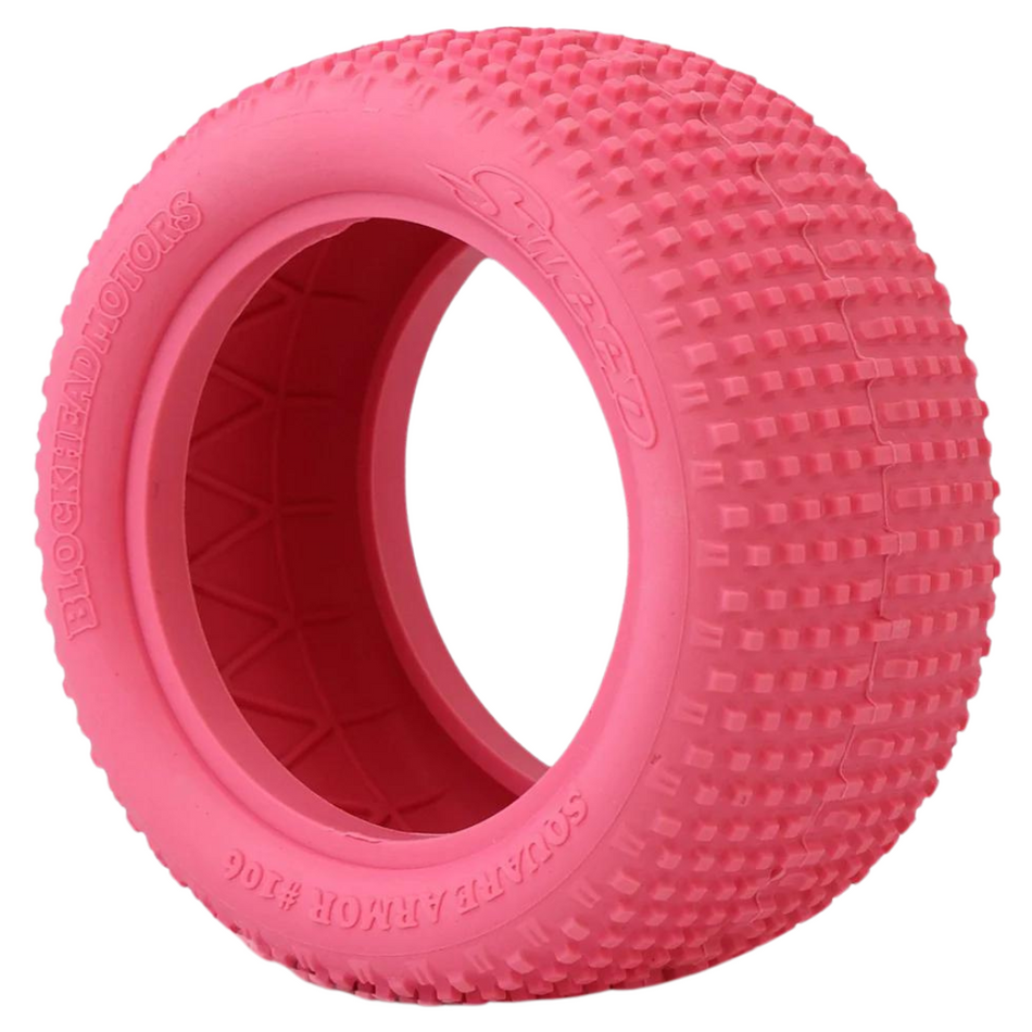 Blockhead Motors Sweep Pink Buggy Rear Tyres 1/10 2.2" BH494