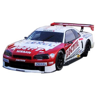 BodyWorx Nissan R34 GTR Loctite Clear Body 1/10 190mm BWX-N085-1