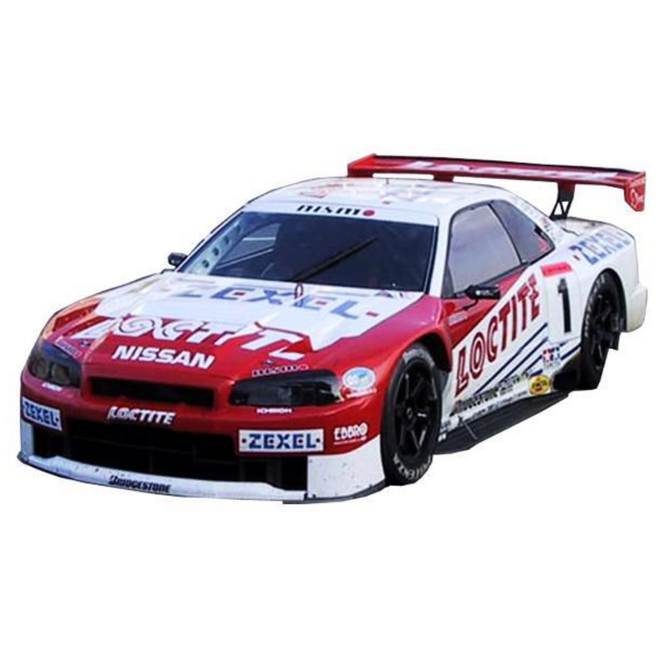 BodyWorx Nissan R34 GTR Loctite Clear Body 1/10 190mm BWX-N085-1