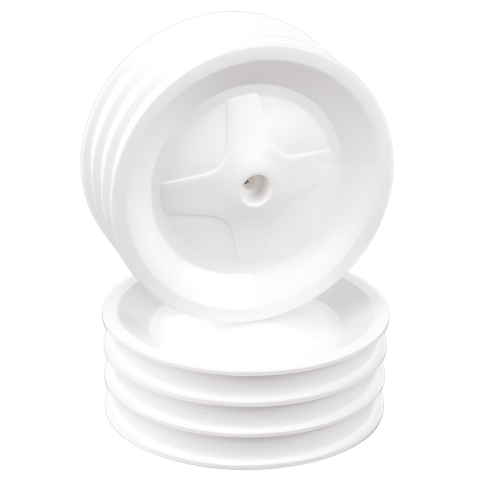 Schumacher Front Wheels White Suits CAT XLS TopCat Cougar ProCat U7597