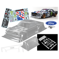 Bodyworx Ford Mustang 1967 KB Hoonicorn (American Flag) 200mm 1/10 Clear Body Shell BWX-N139-1