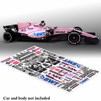 Bodyworx Stickers F1 Alpine Alonso 1/10th BWX-ST008