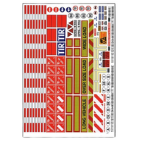 Bodyworx Stickers Truck And Trailer 1/14th BWX-ST032