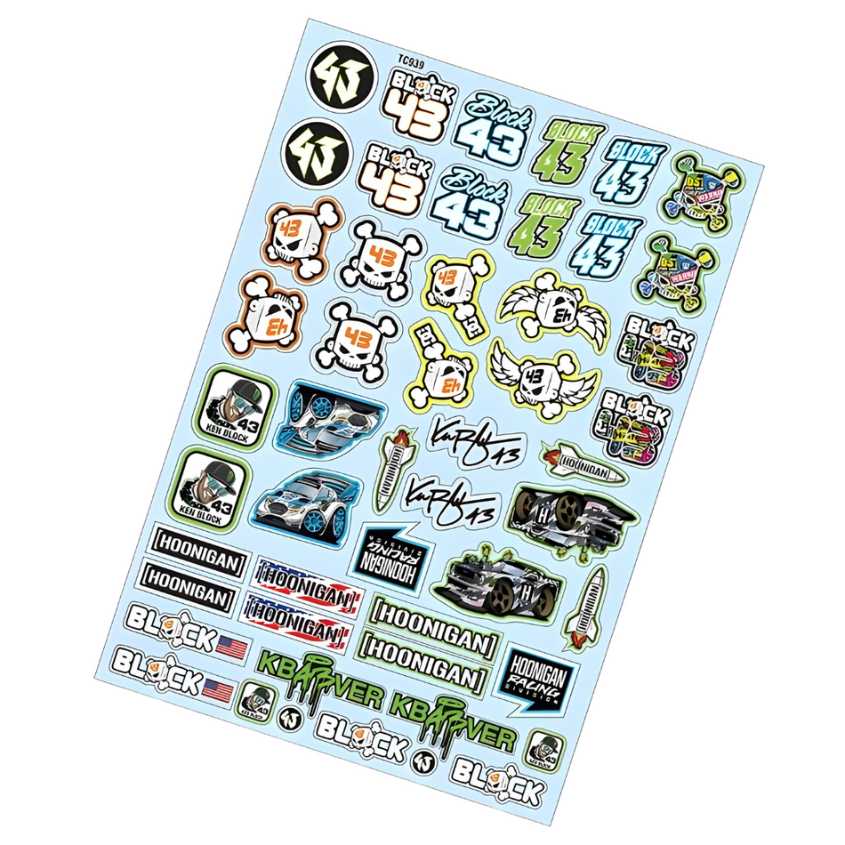 Bodyworx ST045 KB Stickers Assorted BWX-ST045