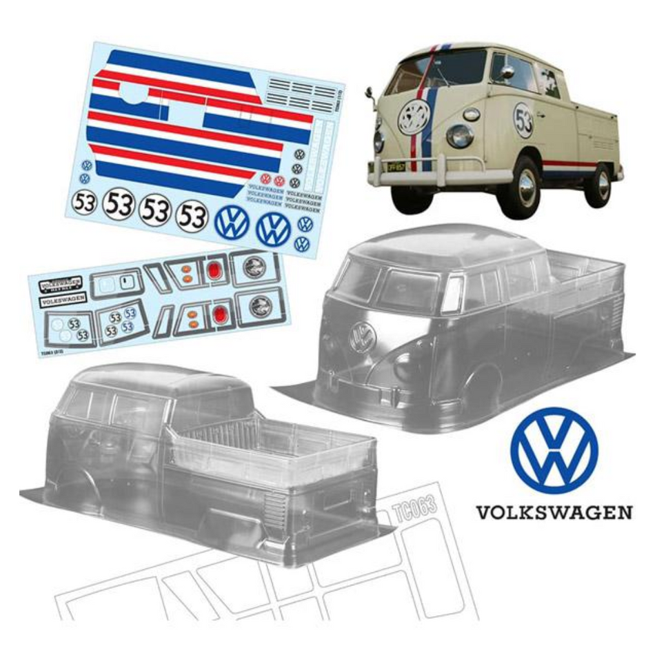 Bodyworx VW Volkswagen Combi Pickup Clear Body 195mm BWX-N105