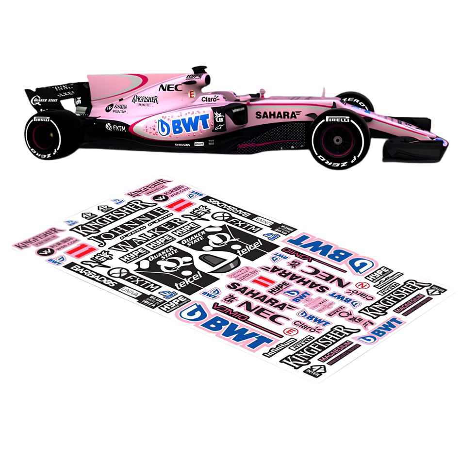 Bodyworx F1 Alpine Alonso 1/10 RC Sticker Sheet BWX-ST008