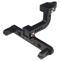 Boom Racing Alloy Adjustable Tow Bar Hitch for 1/10 RC Rock Crawler Black BRQ90286BK