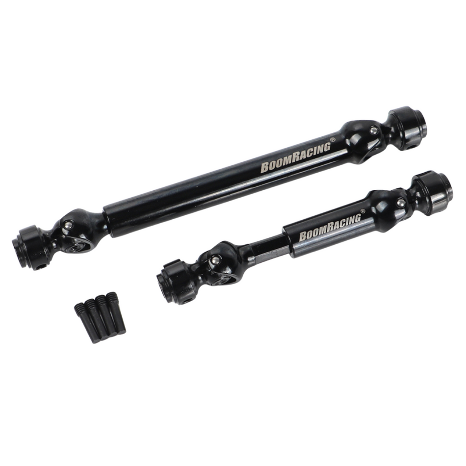Boom Racing KUDU Heavy-Duty 67-80mm &amp; 98-113mm Steel CVD Center Drive Shaft (2) for BRX02 88 BRX029043