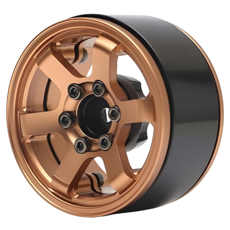 Boom Racing TE37LG KRAIT 1.9 Beadlock Wheels Bronze XT606 Hubs BRW780914BZ