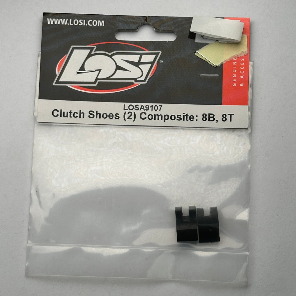 Losi LOSA9107 Clutch Shoes 2pcs Composite 8B 8T Nitro Part [Scratch & Dent]