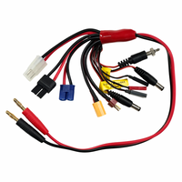 Multi Charge Lead 4mm Bullets to Deans TRX Tamiya EC3 Futaba XT60 JST more [Clearance Stock]