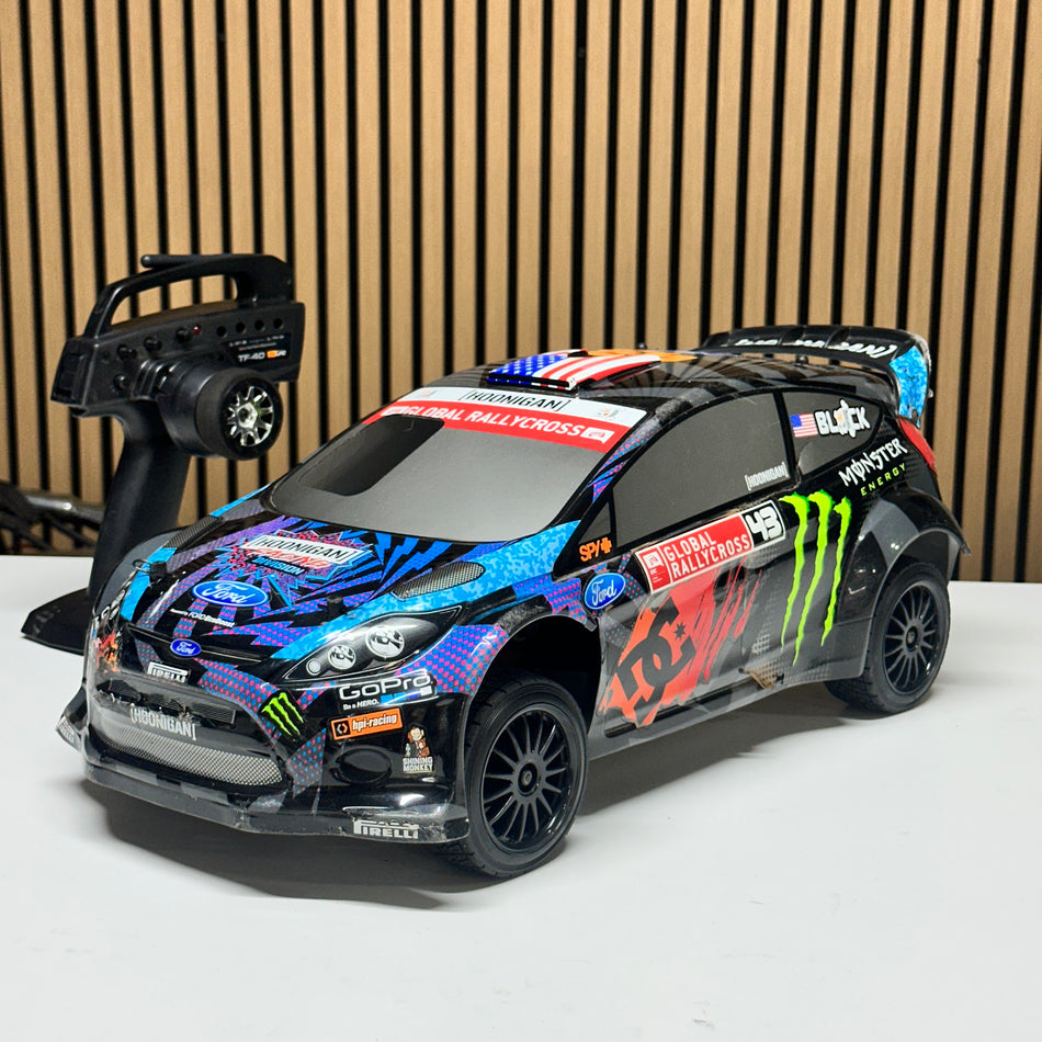 HPI WR8 3.0 Nitro Ken Block Ford Hoonigan Used RC Car [QR020 Scratch & Dent]