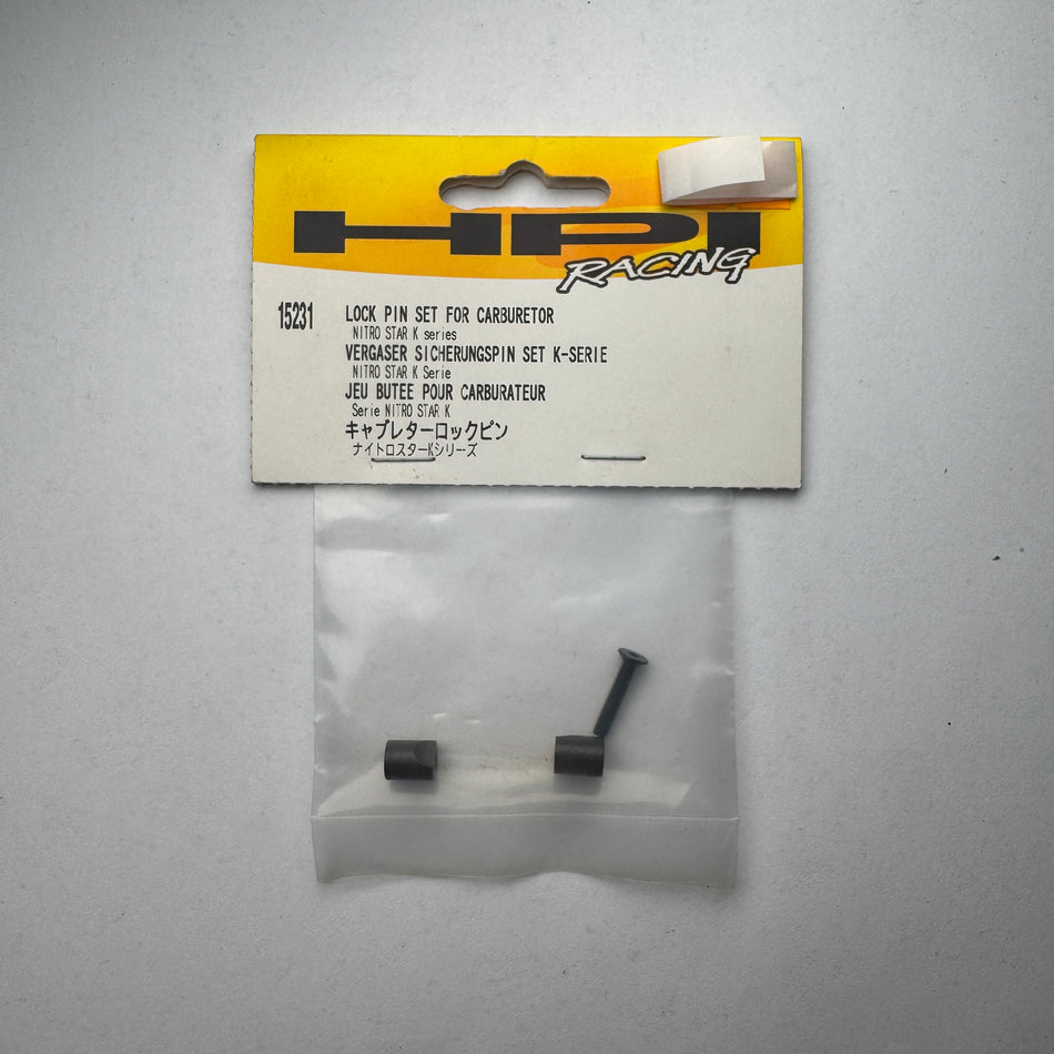 HPI Lock Pin Set For Carburetor Nitro Star K Series [Scratch & Dent]