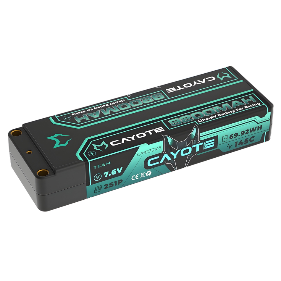 CAYOTE 9200mAh 145C 2S LiPo Battery 7.6V CA-922S145