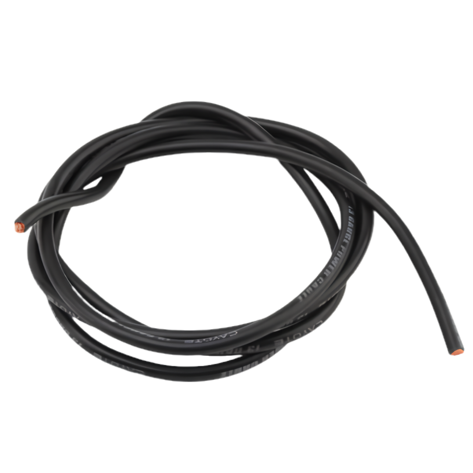 Cayote Thin-Wall Silicone Wire Black 13AWG 1 Metre CYECW04