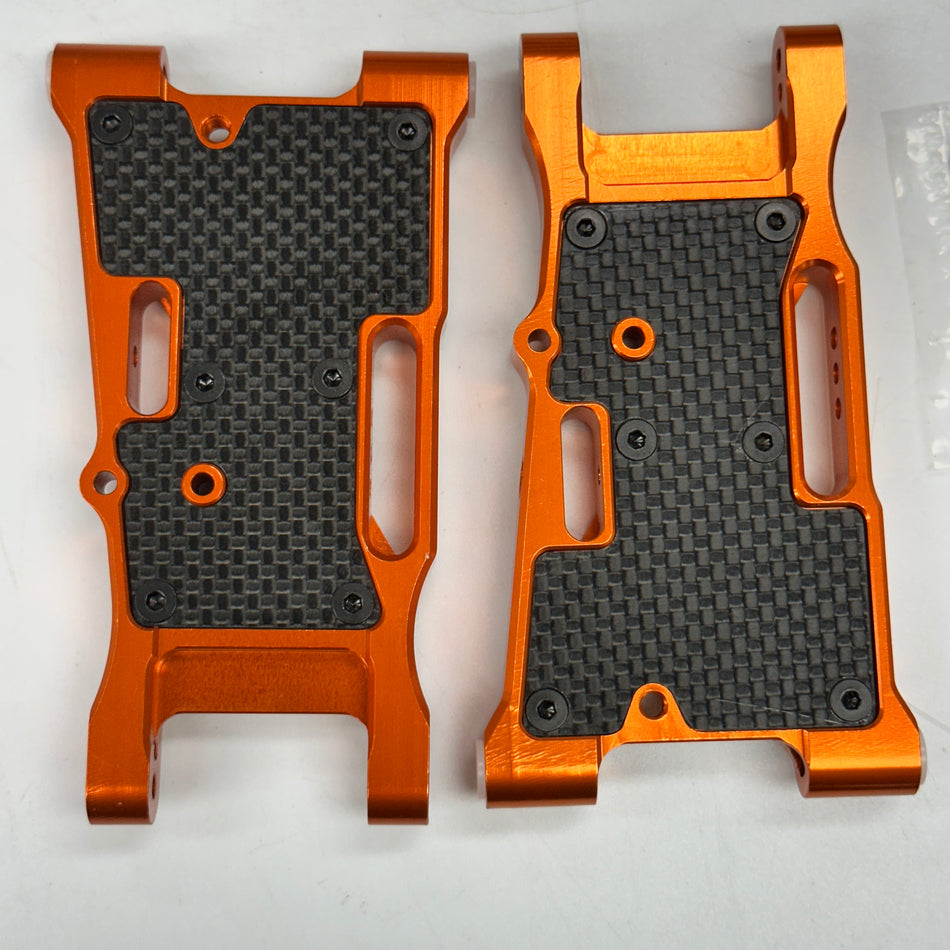 Integy HPI Apache Rear Arms Orange Alloy 2pcs [Scratch & Dent]
