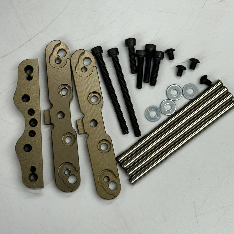 HPI Vorza Alloy Hinge Pin Brace & Pins Rear 3 [Scratch & Dent]