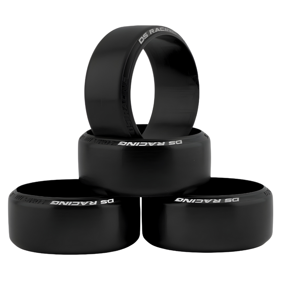 DS Racing 1/10 Competition III LF-3 Drift Tyre Set (Black) CS3-LF3