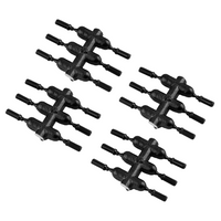 DS Racing Drift Element Scale Lug Nuts (Long/Black) 24pcs DEN-2B